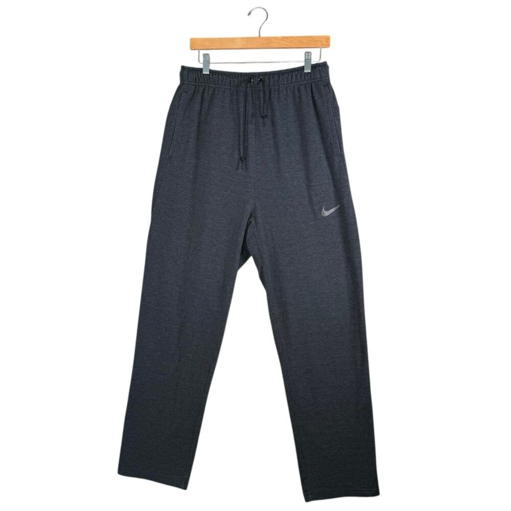 Nike Dri-Fit Training Pants Men’s | Athletic Workout Joggers Gray | Large